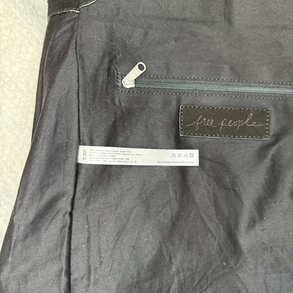 Free People Black Suede Convertible Backpack/Bag - Picture 15 of 16